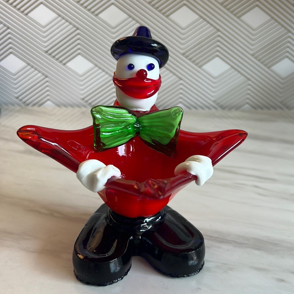 Murano style hand blown glass